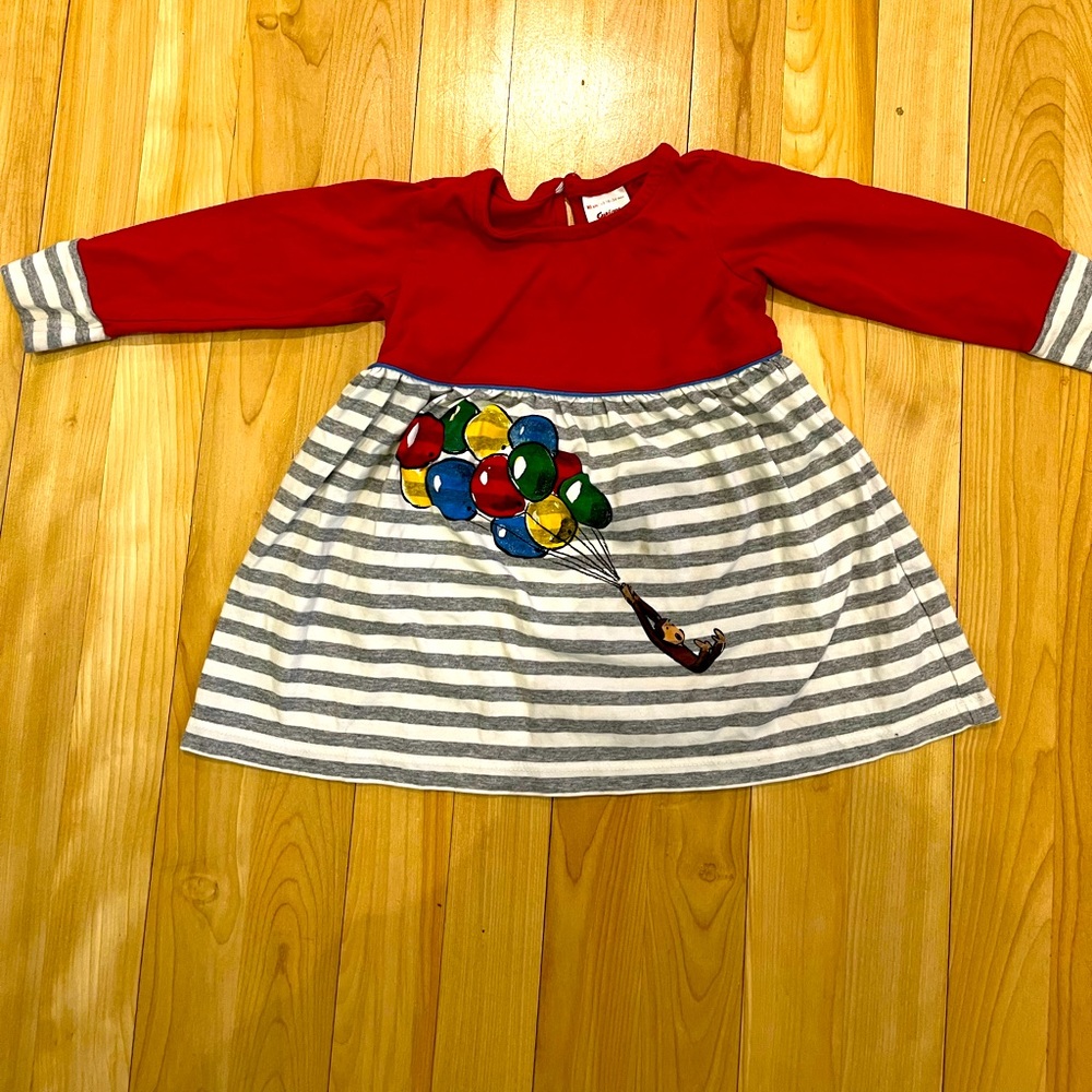 Hanna Andersson 18-24 months Curious George dress.